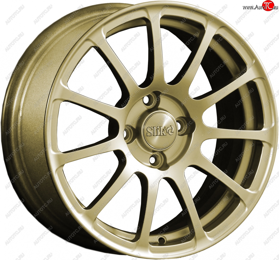 15 599 р. Кованый диск Slik Classik 6.5x15 (Металлик золотой)   (Цвет: Металлик золотой)  с доставкой в г. Чебоксары