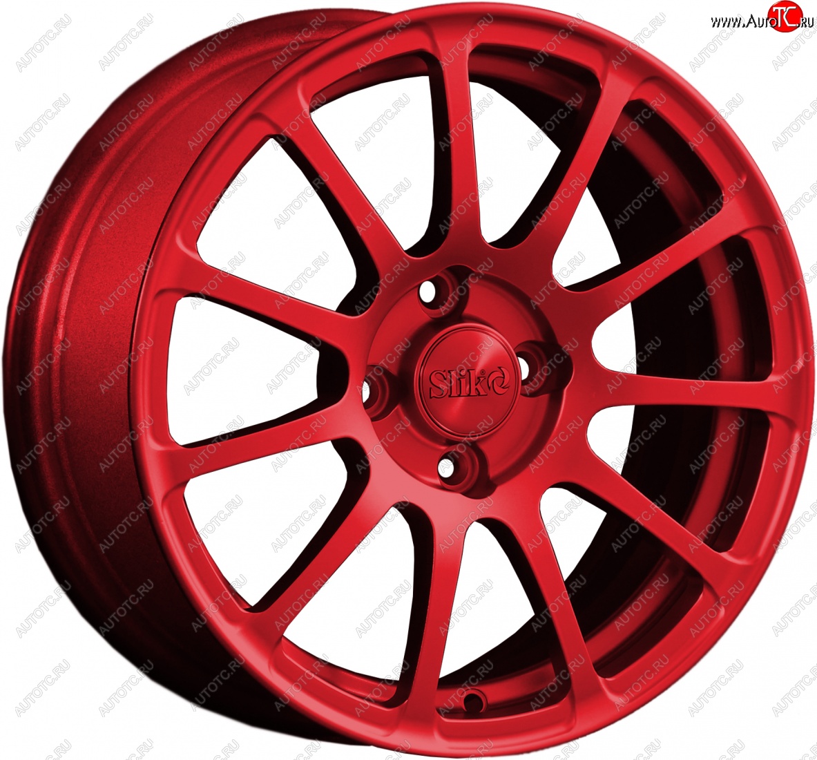 15 599 р. Кованый диск Slik Classik 6.5x15 (Cendy красный)   (Цвет: Cendy красный)  с доставкой в г. Чебоксары