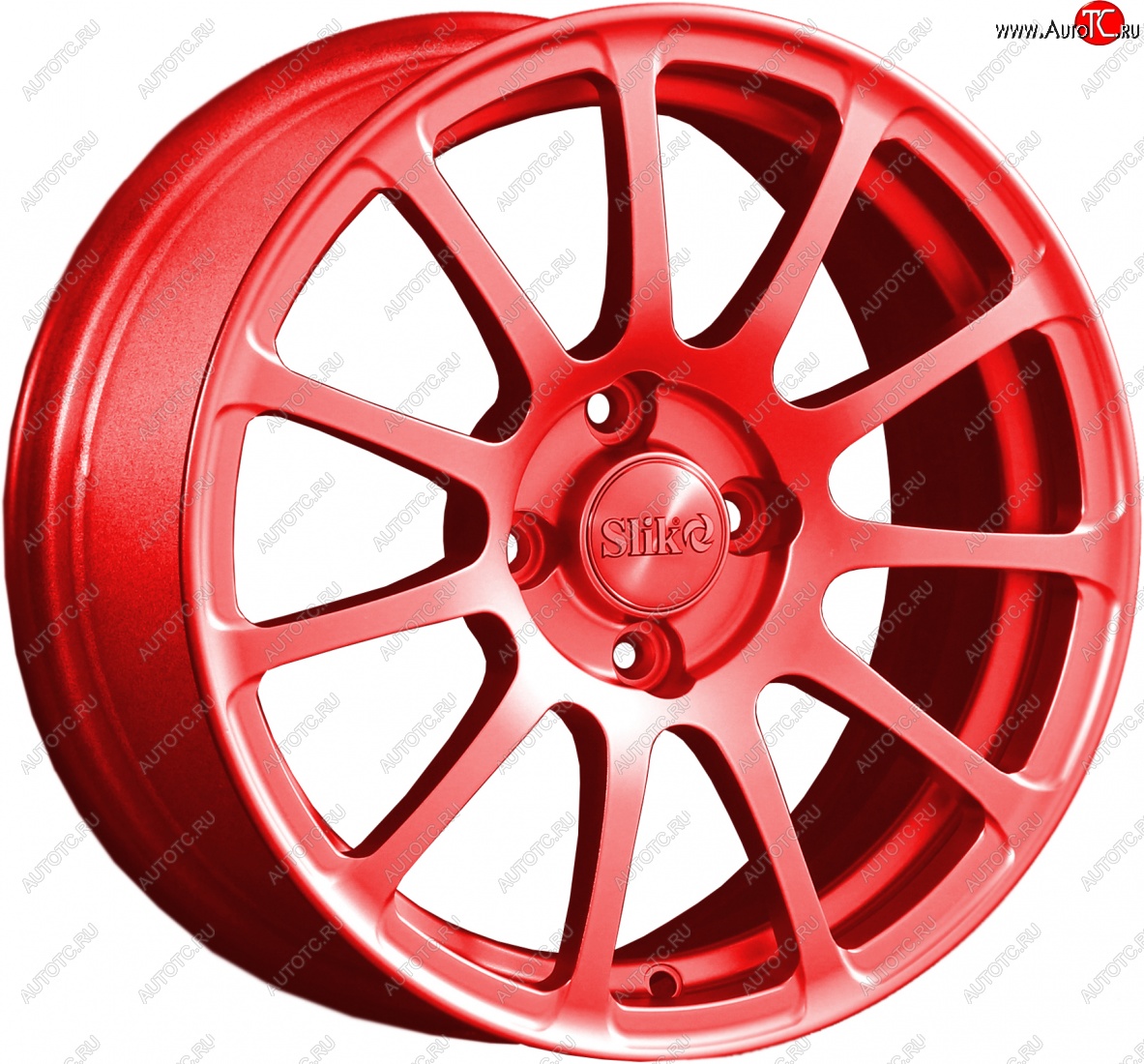 15 599 р. Кованый диск Slik Classik 6.5x15 (RAL 3026 ярко-алый)   (Цвет: RAL 3026 ярко-алый)  с доставкой в г. Чебоксары