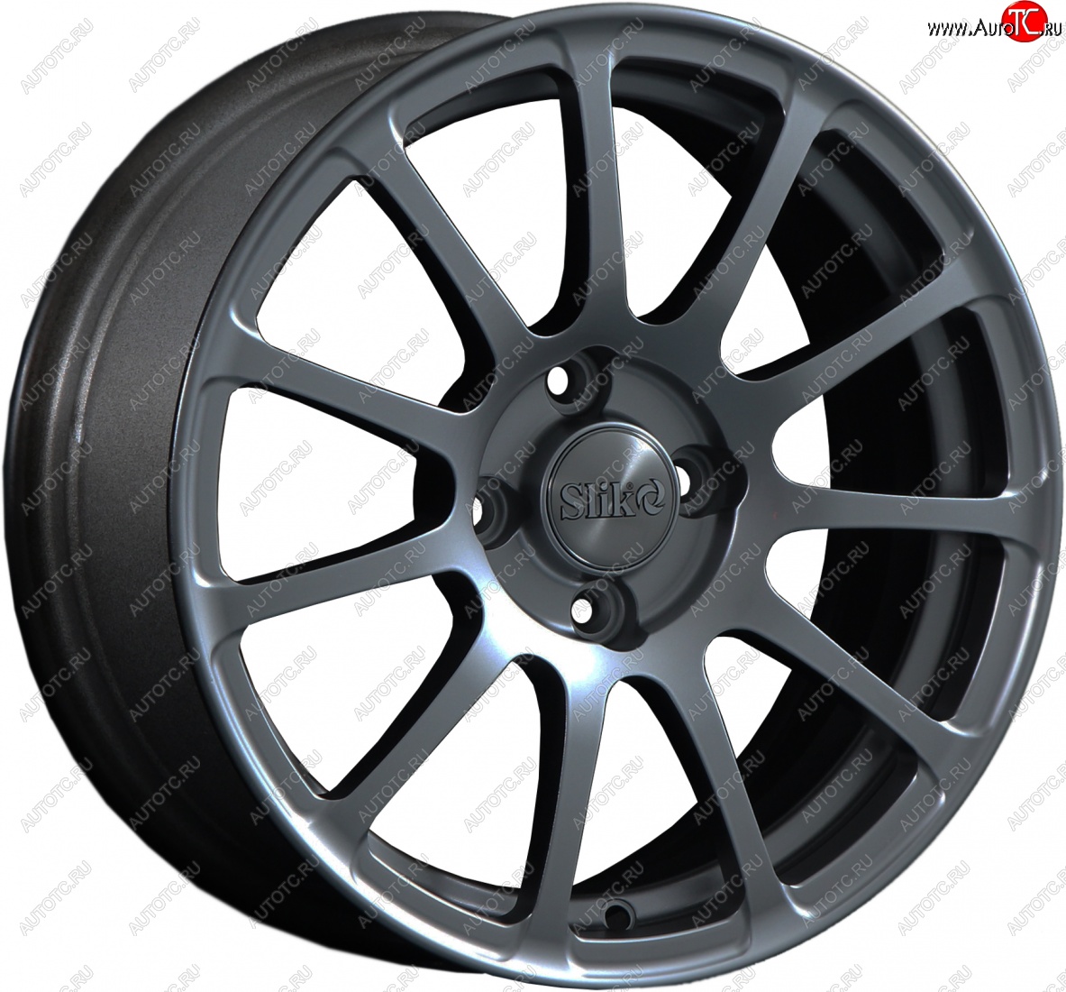 15 599 р. Кованый диск Slik Classik 6.5x15 (Металлик графит матовый)   (Цвет: Металлик графит матовый)  с доставкой в г. Чебоксары