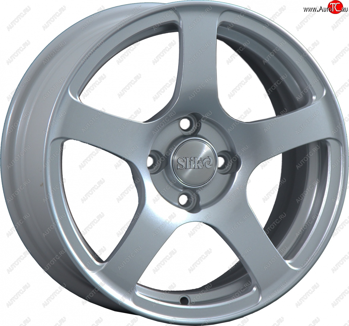 15 249 р. Кованый диск Slik Classik 6.5x15 (Серебристый тёмный)   (Цвет: Серебристый тёмный)  с доставкой в г. Чебоксары