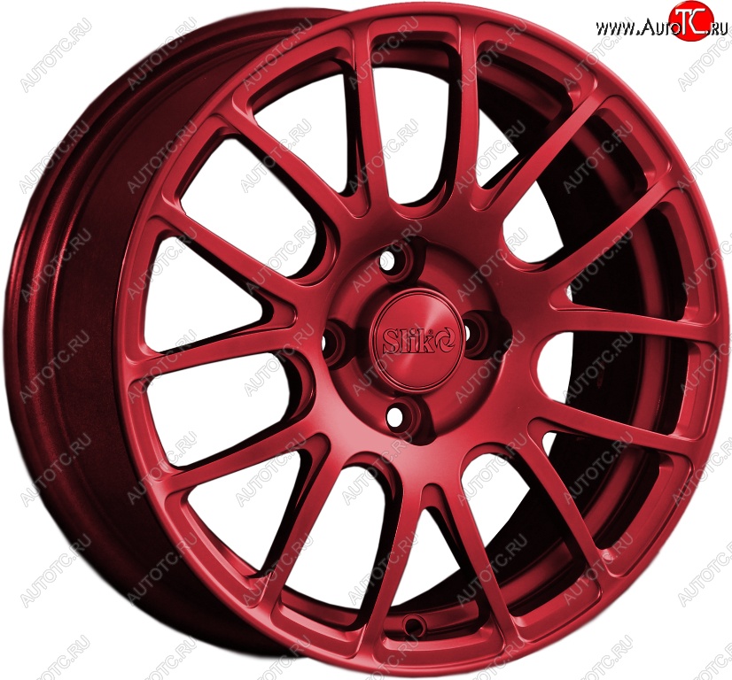 15 249 р. Кованый диск Slik Classik 6.5x15 (Candy красный)   (Цвет: Candy красный)  с доставкой в г. Чебоксары