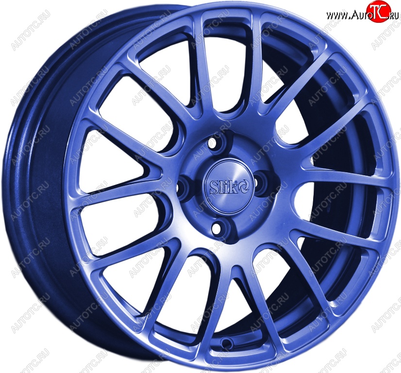 15 249 р. Кованый диск Slik Classik 6.5x15 (Синий)   (Цвет: Синий)  с доставкой в г. Чебоксары
