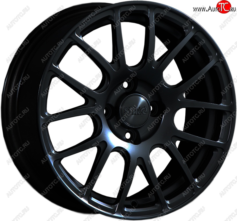 15 249 р. Кованый диск Slik Classik 6.5x15 (Черный матовый)   (Цвет: Черный матовый)  с доставкой в г. Чебоксары