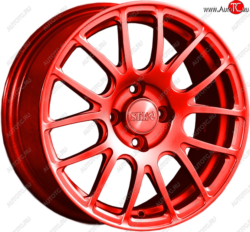 15 249 р. Кованый диск Slik Classik 6.5x15 (RAL 3026 ярко-алый)   (Цвет: RAL 3026 ярко-алый)  с доставкой в г. Чебоксары