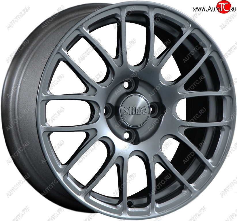 11 899 р. Кованый диск Slik Classik 6.5x15 (Серебристый тёмный)   (Цвет: Серебристый тёмный)  с доставкой в г. Чебоксары