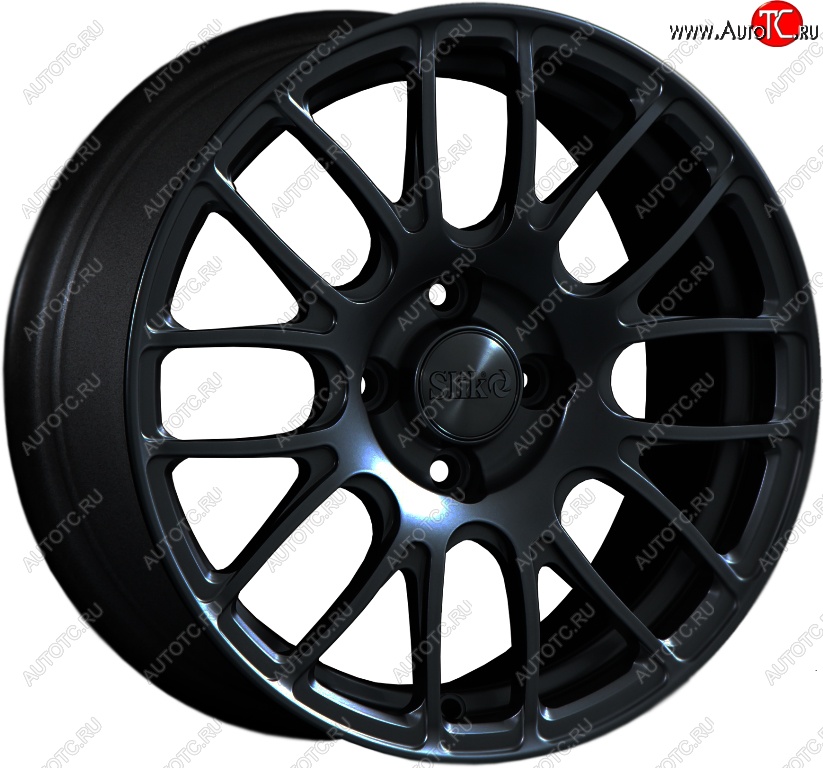 11 899 р. Кованый диск Slik Classik 6.5x15 (Черный матовый)   (Цвет: Черный матовый)  с доставкой в г. Чебоксары