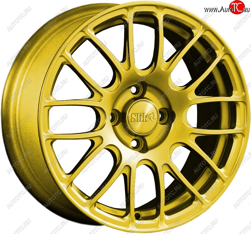 11 899 р. Кованый диск Slik Classik 6.5x15 (Ярко-желтый RAL 1021)   (Цвет: Ярко-желтый RAL 1021)  с доставкой в г. Чебоксары