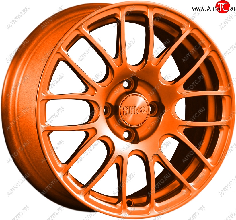 11 899 р. Кованый диск Slik Classik 6.5x15 (Ярко-оранжевый)   (Цвет: Ярко-оранжевый)  с доставкой в г. Чебоксары