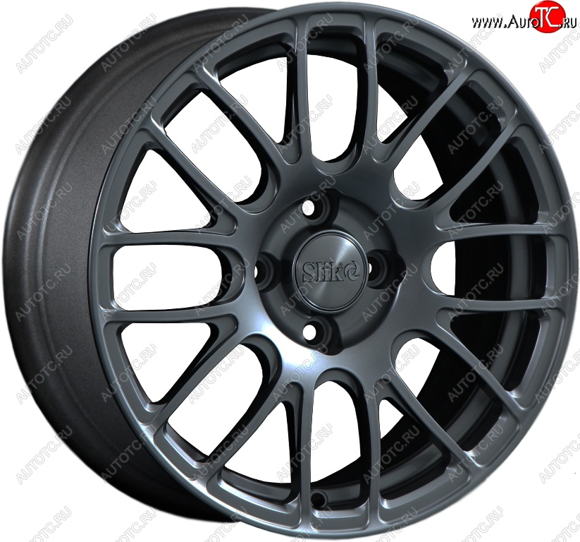11 899 р. Кованый диск Slik Classik 6.5x15 (Металлик графит матовый)   (Цвет: Металлик графит матовый)  с доставкой в г. Чебоксары