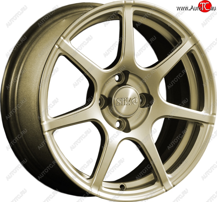 15 249 р. Кованый диск Slik Classik 6.5x15 (Металлик золотой)   (Цвет: Металлик золотой)  с доставкой в г. Чебоксары