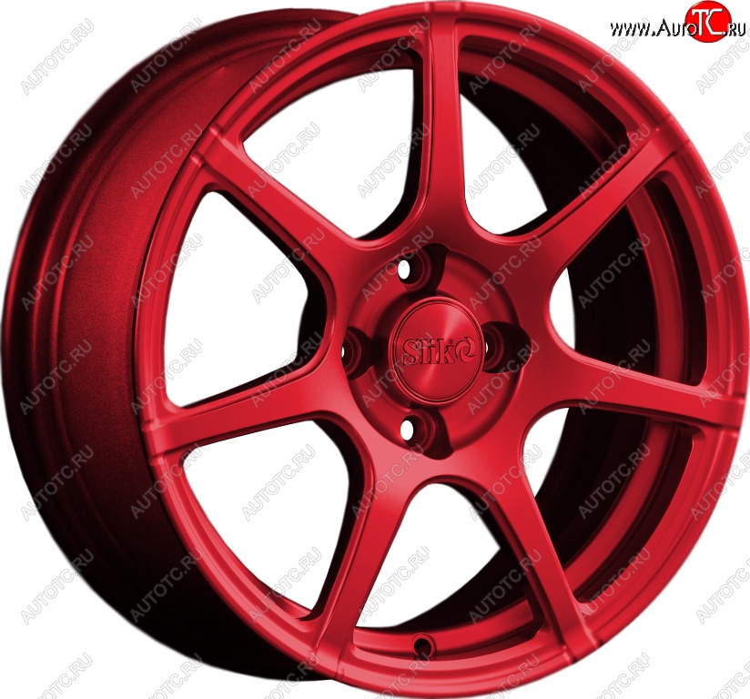 15 249 р. Кованый диск Slik Classik 6.5x15 (Candy красный)   (Цвет: Candy красный)  с доставкой в г. Чебоксары