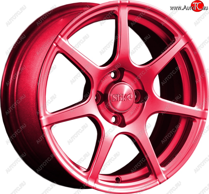 15 249 р. Кованый диск Slik Classik 6.5x15 (Candy рубиновый)   (Цвет: Candy рубиновый)  с доставкой в г. Чебоксары