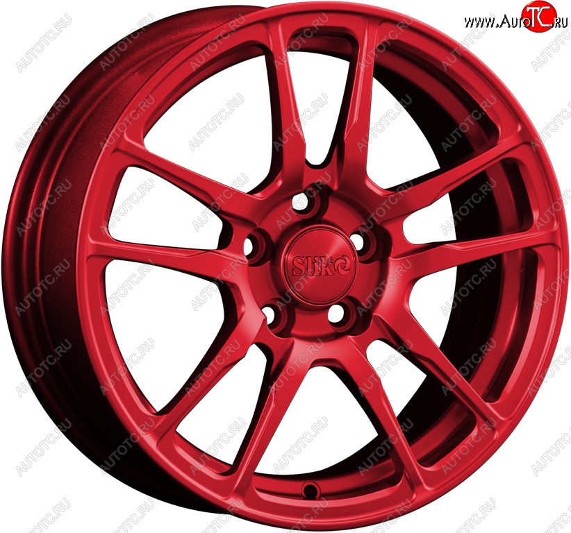 15 249 р. Кованый диск Slik Classik 6.5x15 (Candy красный)   (Цвет: Candy красный)  с доставкой в г. Чебоксары