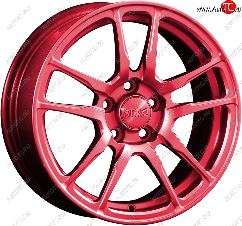 15 249 р. Кованый диск Slik Classik 6.5x15 (Candy рубиновый)   (Цвет: Candy рубиновый)  с доставкой в г. Чебоксары