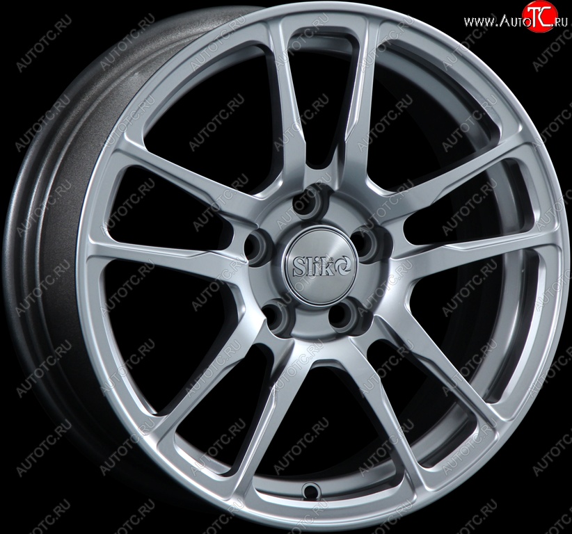 15 249 р. Кованый диск Slik Classik 6.5x15 (Серебристый светлый)   (Цвет: Серебристый светлый)  с доставкой в г. Чебоксары