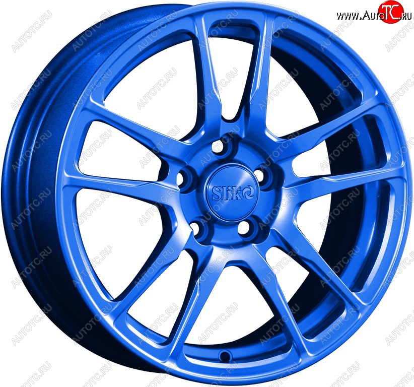 15 249 р. Кованый диск Slik Classik 6.5x15 (Синий)   (Цвет: Синий)  с доставкой в г. Чебоксары