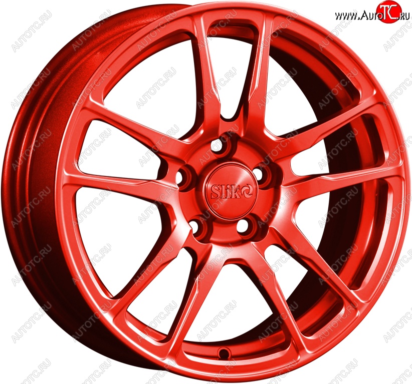 15 249 р. Кованый диск Slik Classik 6.5x15 (RAL 3026 ярко-алый)   (Цвет: RAL 3026 ярко-алый)  с доставкой в г. Чебоксары