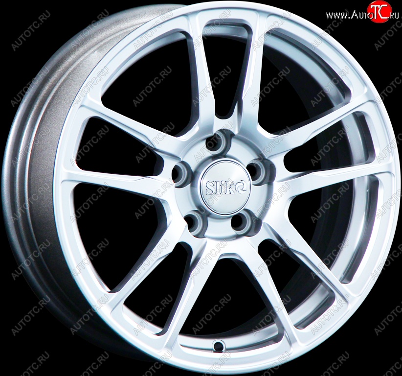 15 249 р. Кованый диск Slik Classik 6.5x15 (Белый)   (Цвет: Белый)  с доставкой в г. Чебоксары