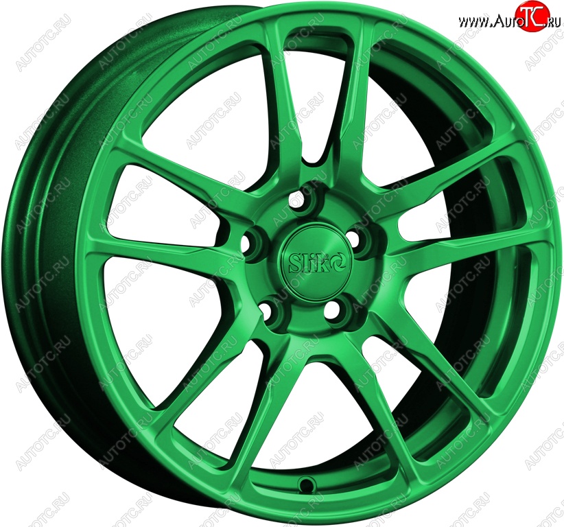 15 249 р. Кованый диск Slik Classik 6.5x15 (Зеленый)   (Цвет: Зеленый)  с доставкой в г. Чебоксары
