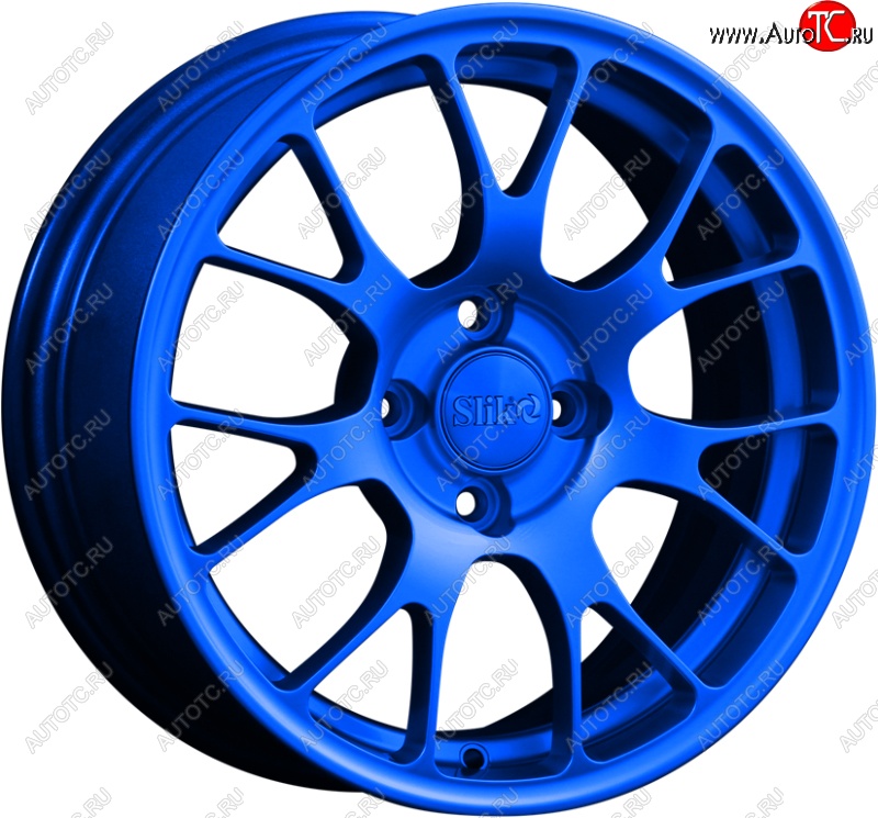 15 249 р. Кованый диск Slik Classik 6.5x15 (Candy синий)   (Цвет: Candy синий)  с доставкой в г. Чебоксары