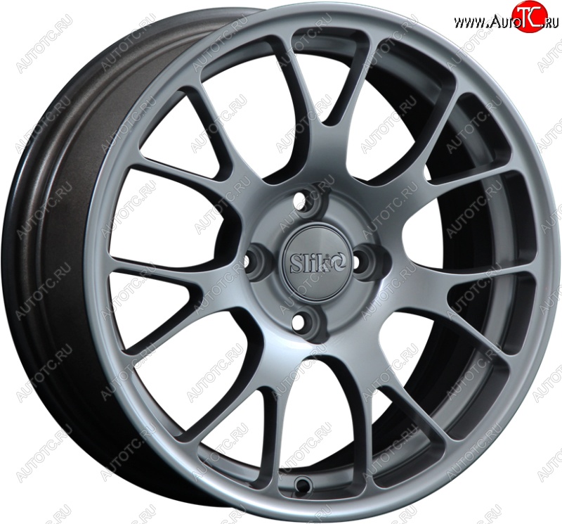 15 249 р. Кованый диск Slik Classik 6.5x15 (Серебристый тёмный)   (Цвет: Серебристый тёмный)  с доставкой в г. Чебоксары