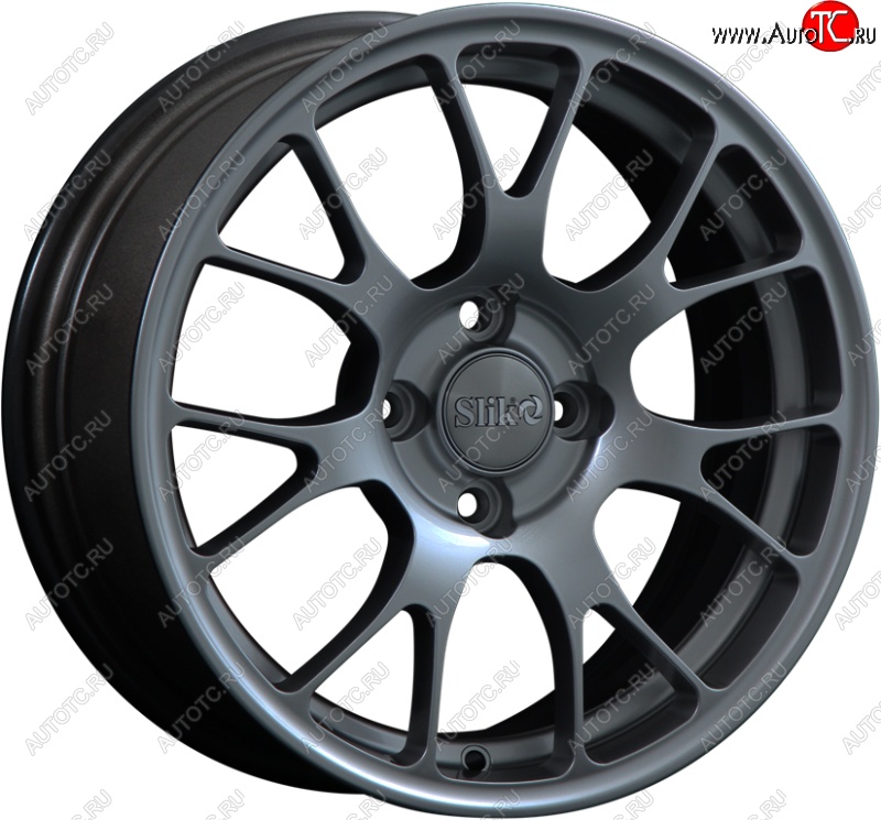 15 249 р. Кованый диск Slik Classik 6.5x15 (Металлик графит глянцевый)   (Цвет: Металлик графит глянцевый)  с доставкой в г. Чебоксары