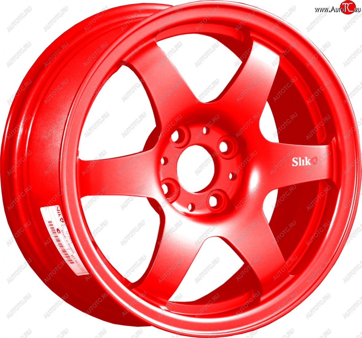 7 899 р. Кованый диск Slik Classik 6x15,5 (Candy алый) 6.5x15/4-5x98-120 D54.1-72.6   (Цвет: Candy алый)  с доставкой в г. Чебоксары