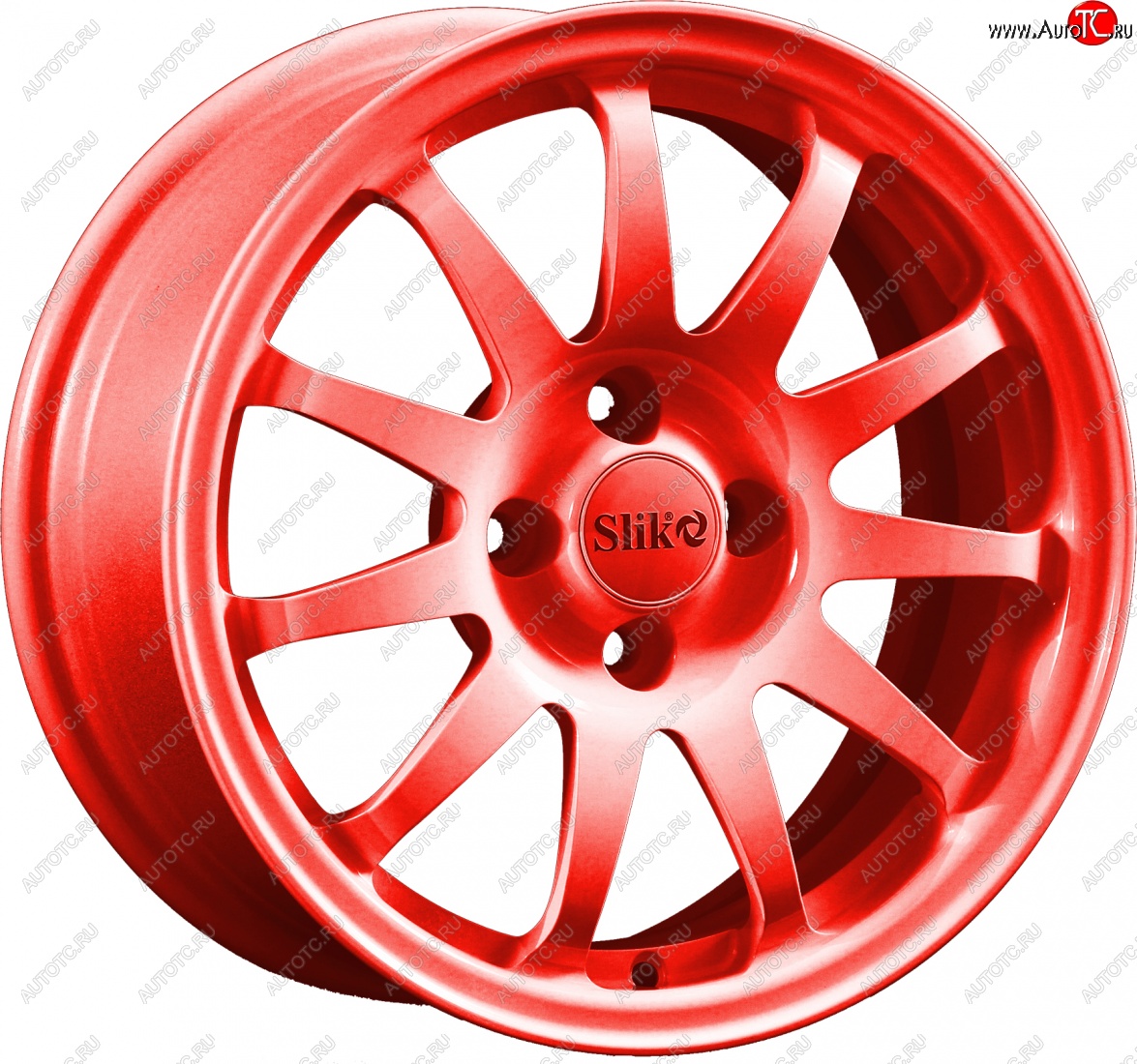 24 599 р. Кованый диск Slik Classik 6.5x15 (Candy алый)   (Цвет: Candy алый)  с доставкой в г. Чебоксары