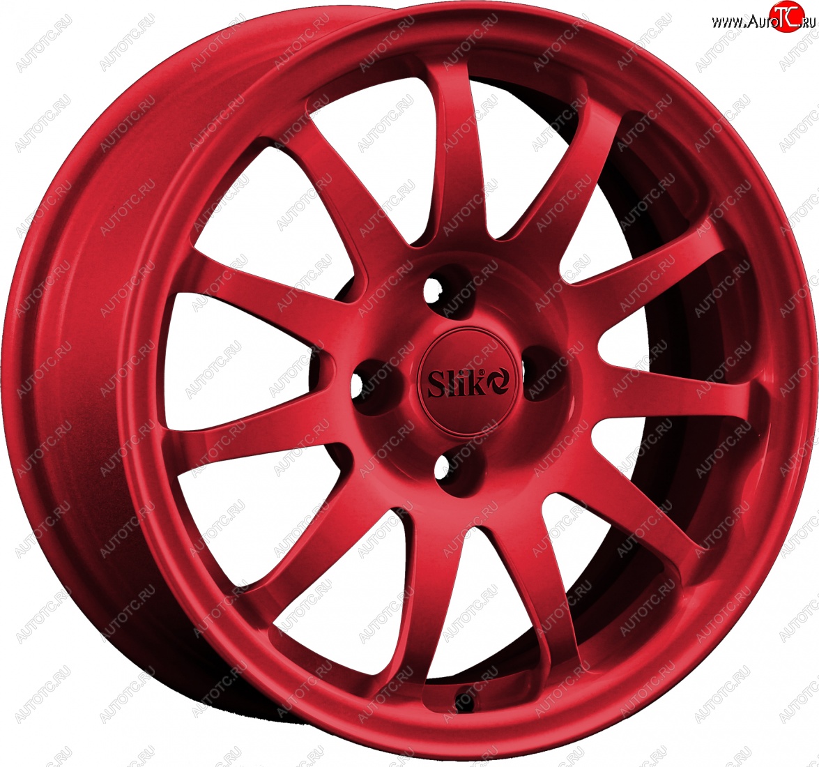 15 249 р. Кованый диск Slik Classik 6.5x15 (Candy красный)   (Цвет: Candy красный)  с доставкой в г. Чебоксары