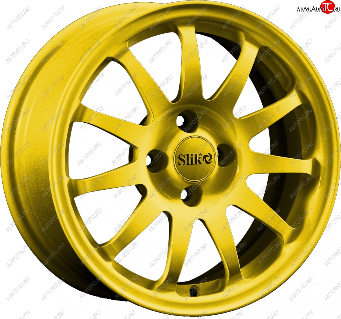 15 249 р. Кованый диск Slik Classik 6.5x15 (Ярко-желтый RAL 1021)   (Цвет: Ярко-желтый RAL 1021)  с доставкой в г. Чебоксары
