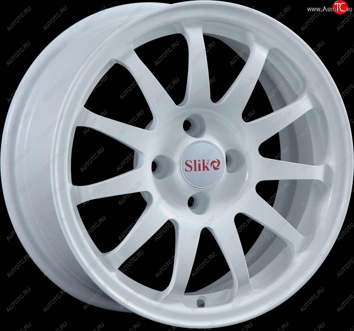 15 249 р. Кованый диск Slik Classik 6.5x15 (Белый)   (Цвет: Белый)  с доставкой в г. Чебоксары