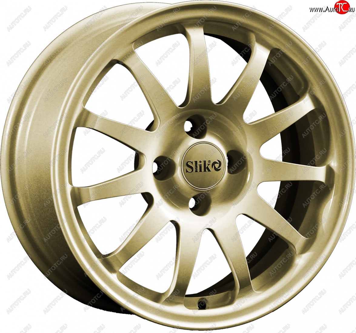 15 249 р. Кованый диск Slik Classik 6.5x15 (Металлик золотой)   (Цвет: Металлик золотой)  с доставкой в г. Чебоксары