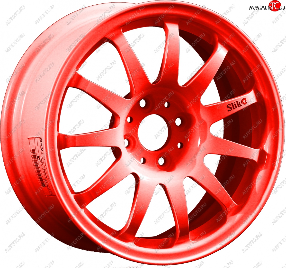 7 899 р. Кованый диск Slik Classik 6.5x15 (RAL 3026 ярко-алый)   (Цвет: RAL 3026 ярко-алый)  с доставкой в г. Чебоксары