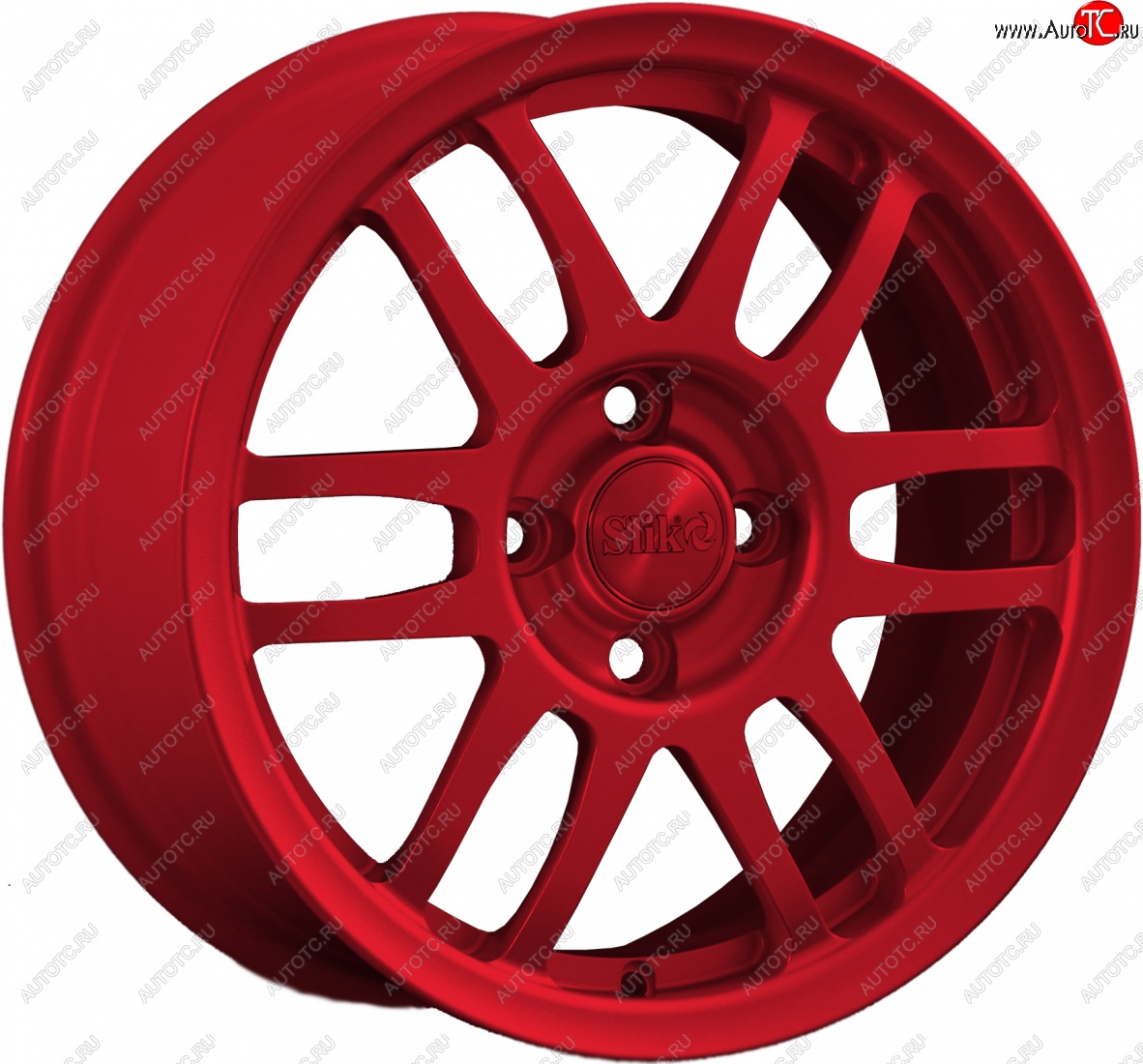 11 899 р. Кованый диск Slik Classik 6.5x15 (Красный)   (Цвет: Красный)  с доставкой в г. Чебоксары