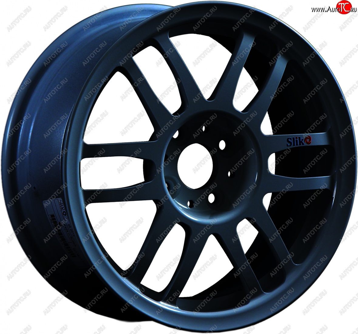 7 899 р. Кованый диск Slik Classik 6.5x15 (Черный глянцевый)   (Цвет: Черный глянцевый)  с доставкой в г. Чебоксары