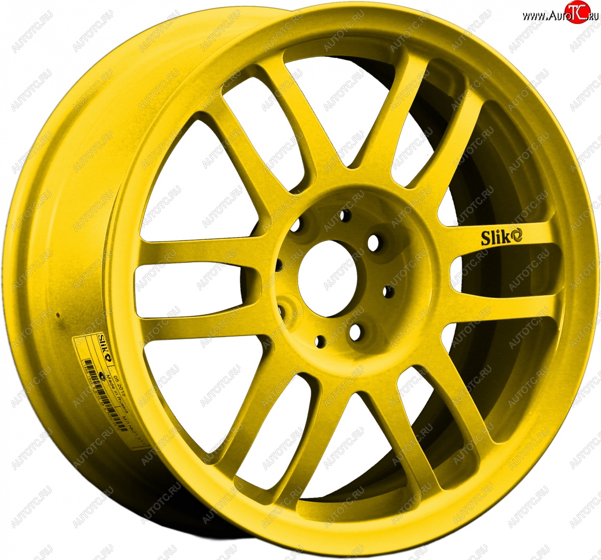 7 899 р. Кованый диск Slik Classik 6.5x15 (Ярко-желтый RAL 1021)   (Цвет: Ярко-желтый RAL 1021)  с доставкой в г. Чебоксары