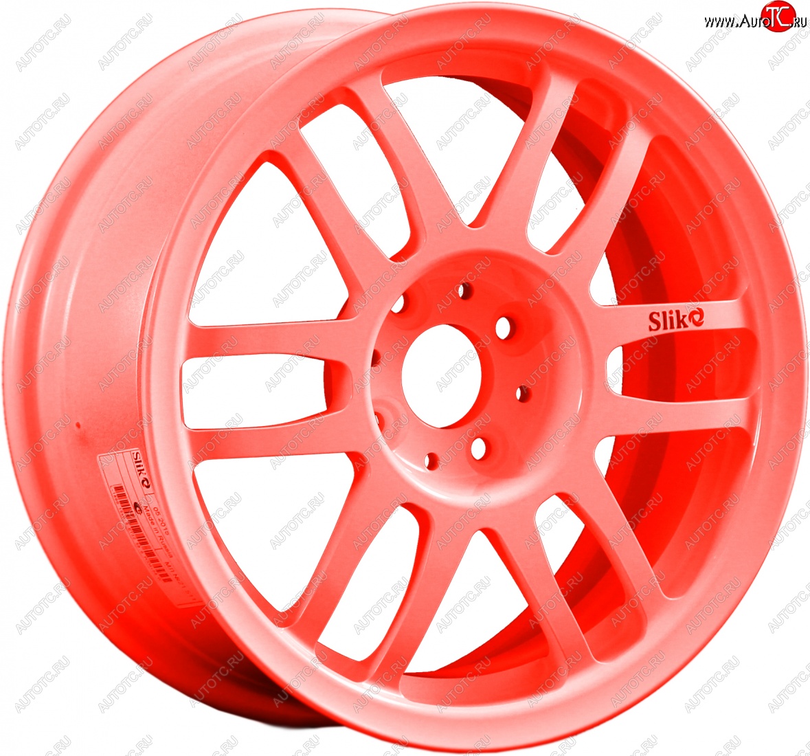 7 899 р. Кованый диск Slik Classik 6.5x15 (RAL 3026 ярко-алый)   (Цвет: RAL 3026 ярко-алый)  с доставкой в г. Чебоксары