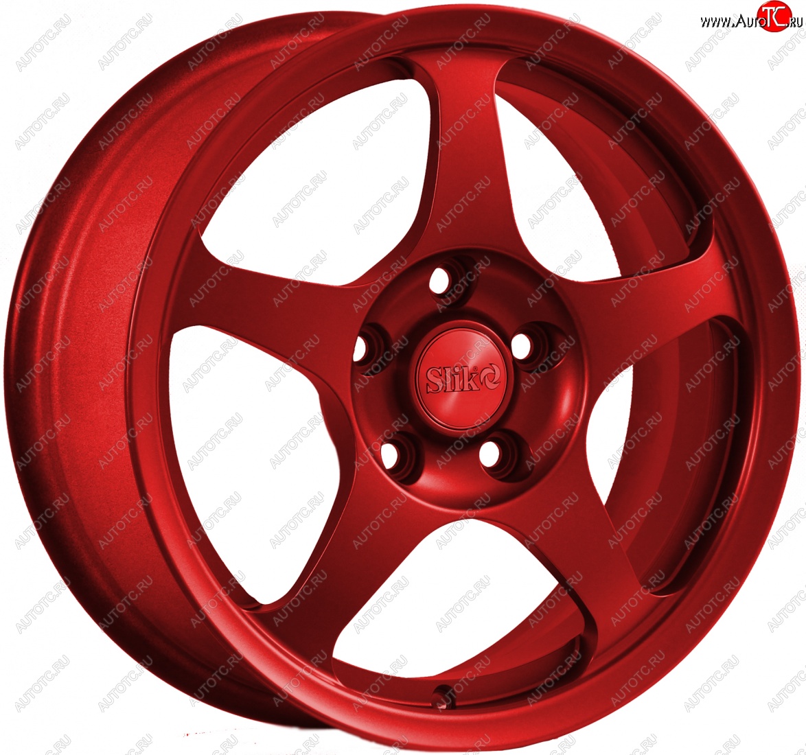 10 999 р. Кованый диск Slik classik R16x6.5 (Candy Red) красный 6.5x16   (Цвет: Candy Red)  с доставкой в г. Чебоксары