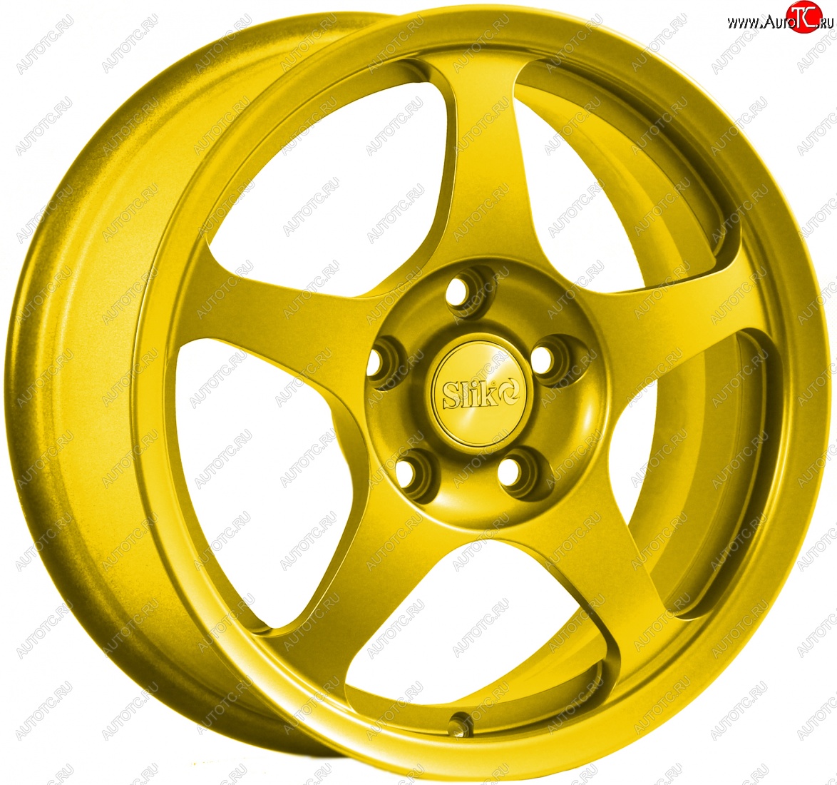 10 999 р. Кованый диск Slik classik R16x6.5 (Candy Yellow) ярко-желтый 6.5x16   (Цвет: Candy Yellow)  с доставкой в г. Чебоксары