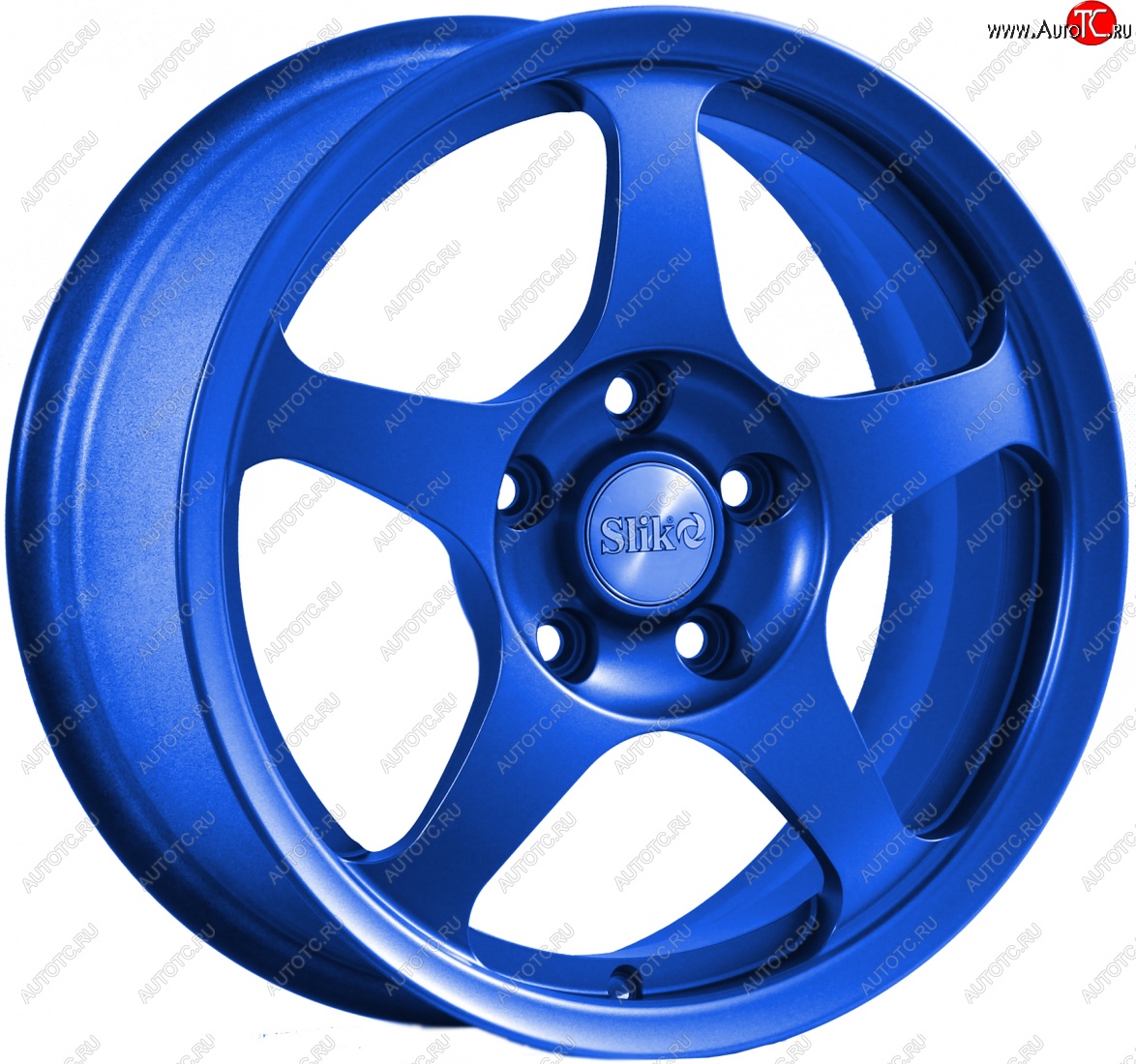 10 999 р. Кованый диск Slik classik R16x6.5 Синий (BLUE) 6.5x16   (Цвет: BLUE)  с доставкой в г. Чебоксары