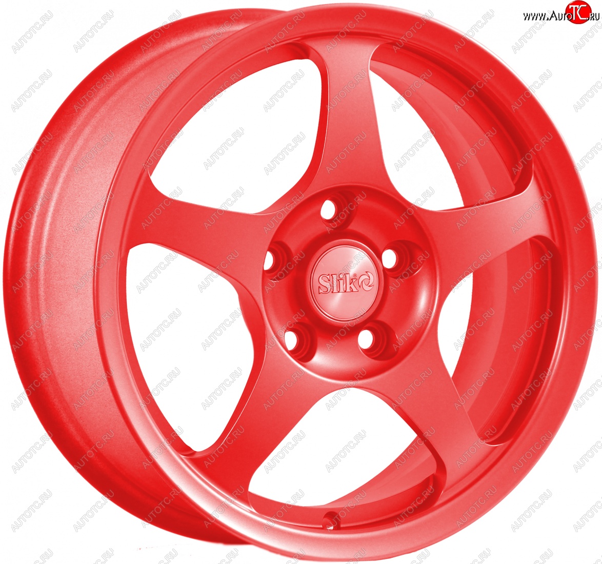 10 999 р. Кованый диск Slik classik R16x6.5 (RAL 3026 ярко алый) 6.5x16   (Цвет: RAL 3026 ярко алый)  с доставкой в г. Чебоксары