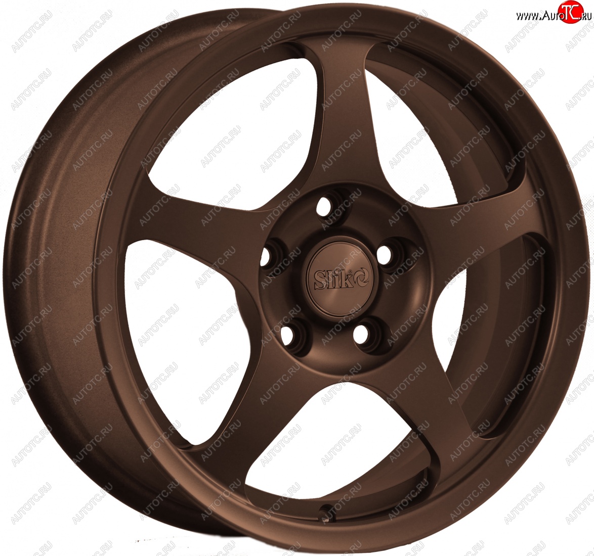 10 999 р. Кованый диск Slik classik R16x6.5 Бронза (BRZ) 6.5x16   (Цвет: BRZ)  с доставкой в г. Чебоксары