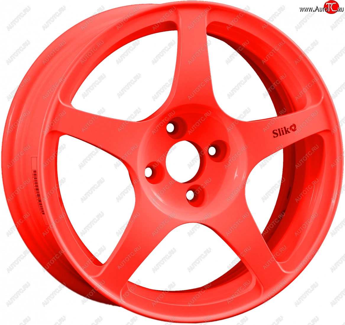 11 049 р. Кованый диск Slik classik R16x6.5 Candy алый 6.5x16   (Цвет: Candy алый 6.5x16)  с доставкой в г. Чебоксары