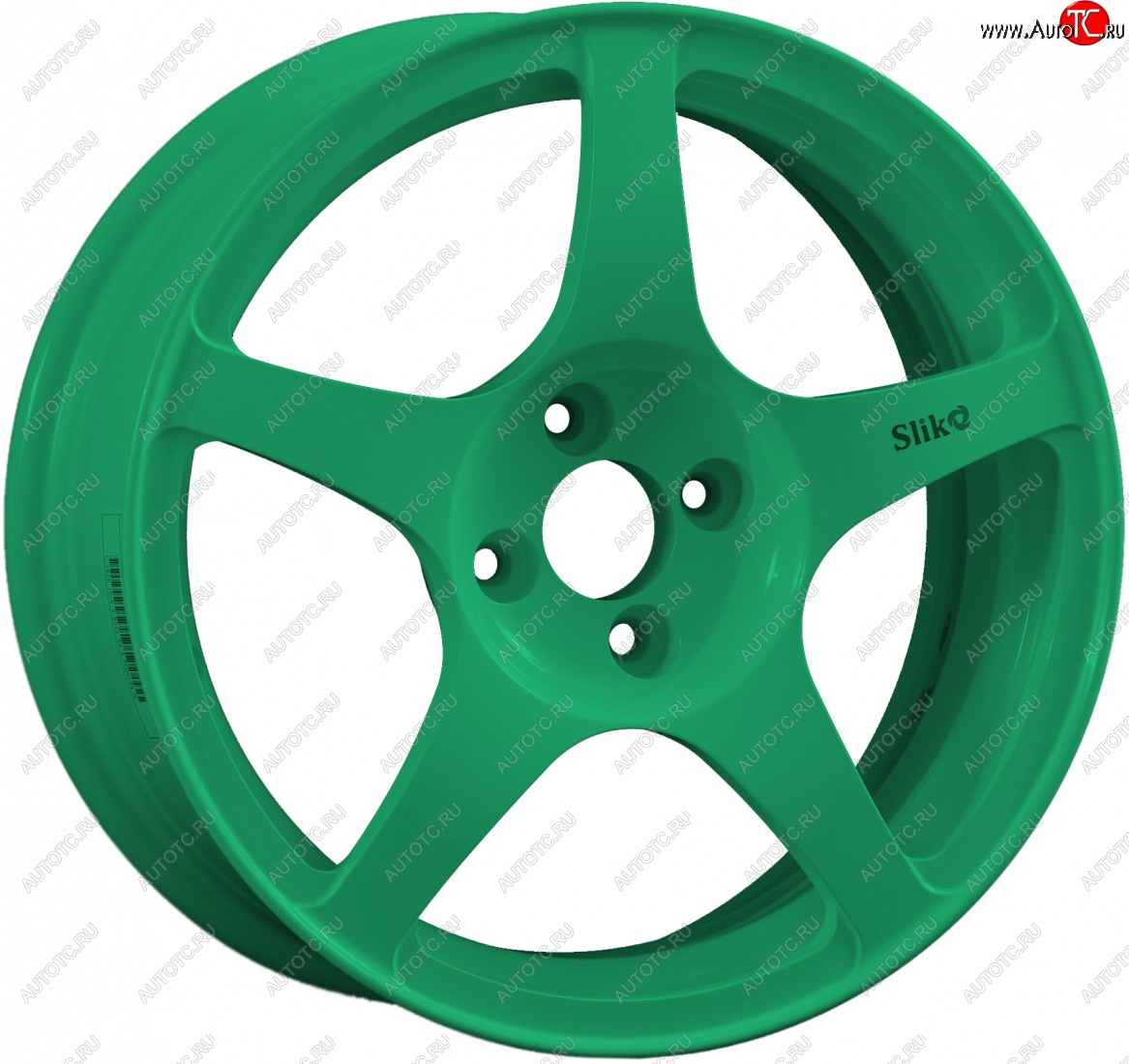 11 049 р. Кованый диск Slik classik R16x6.5 Candy Green изумрудно-зеленый 6.5x16   (Цвет: Candy Green изумрудно-зеленый 6.5x16)  с доставкой в г. Чебоксары