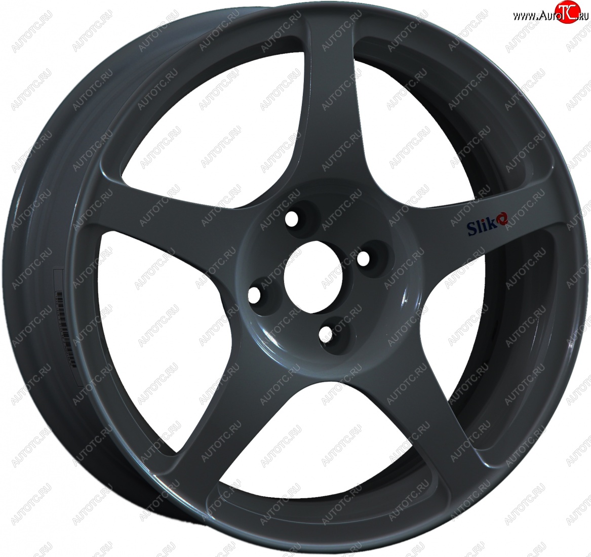 10 599 р. Кованый диск Slik classik R16x6.5 Графит матовый (GRF2) 6.5x16   (Цвет: GRF2)  с доставкой в г. Чебоксары