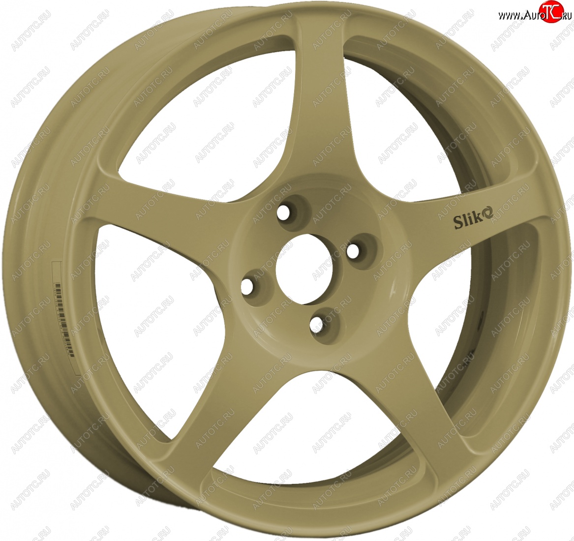 10 349 р. Кованый диск Slik classik R16x6.5 Золотой (G) 6.5x16   (Цвет: G)  с доставкой в г. Чебоксары