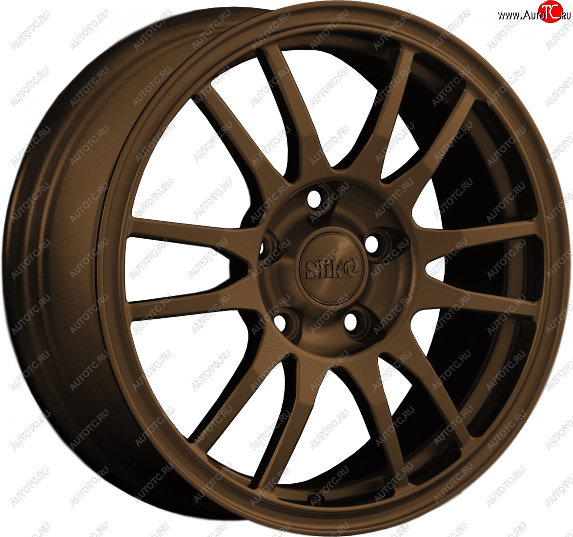 12 949 р. Кованый диск Slik classik R16x6.5 Коньячная бронза. Матовый (MBRZCGN) 6.5x16   (Цвет: MBRZCGN)  с доставкой в г. Чебоксары