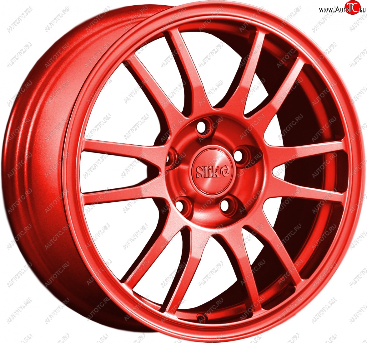 12 949 р. Кованый диск Slik classik R16x6.5 Candy алый 6.5x16   (Цвет: Candy алый 6.5x16)  с доставкой в г. Чебоксары