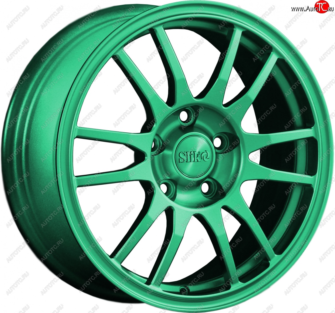12 949 р. Кованый диск Slik classik R16x6.5 Candy Green изумрудно-зеленый 6.5x16   (Цвет: Candy Green изумрудно-зеленый 6.5x16)  с доставкой в г. Чебоксары